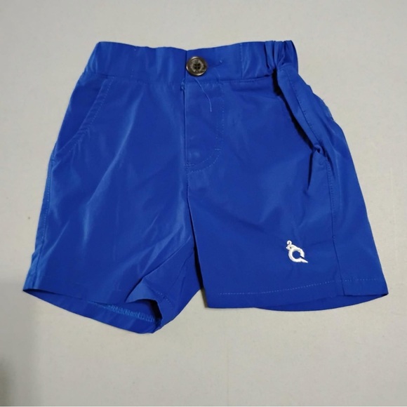 Blue Quail Boys Blue Swim Shorts 3T UPF 50+ Beach Swim Trunks - Picture 2 of 7